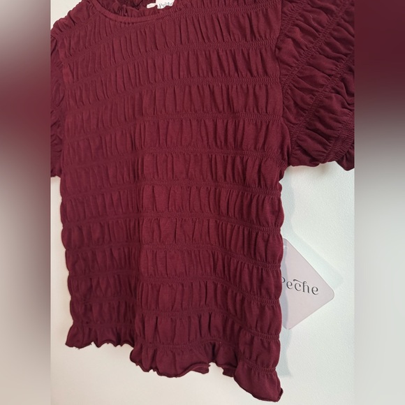 Red Ruffle Top - Picture 3 of 3